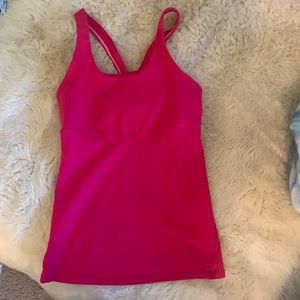 Lululemon Pink Athletic Tank top
